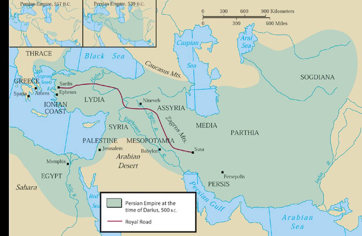 Persian Empire c. 500 BCE